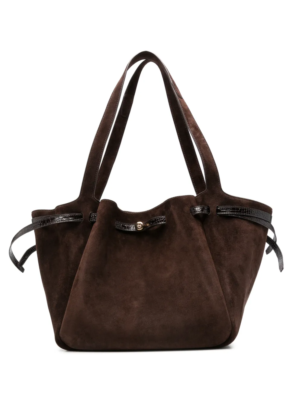 Tory Burch Romy suede shoulder bag - Braun