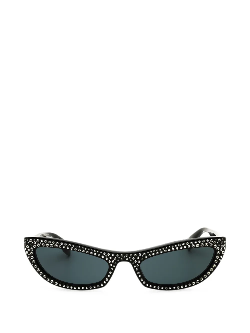 Marc Jacobs crystal-embellished cat-eye sunglasses - Nero