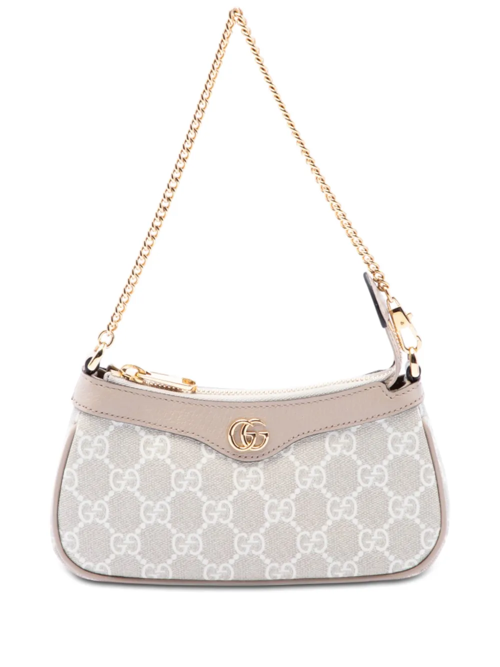 Gucci Pre-Owned 2000-2015 Small GG Supreme Ophidia shoulder bag - Toni neutri