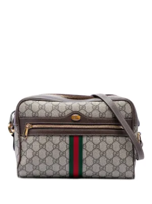 Gucci Pre-Owned 2016-2026 GGスプリーム ウェブ クーリエ ショルダー
