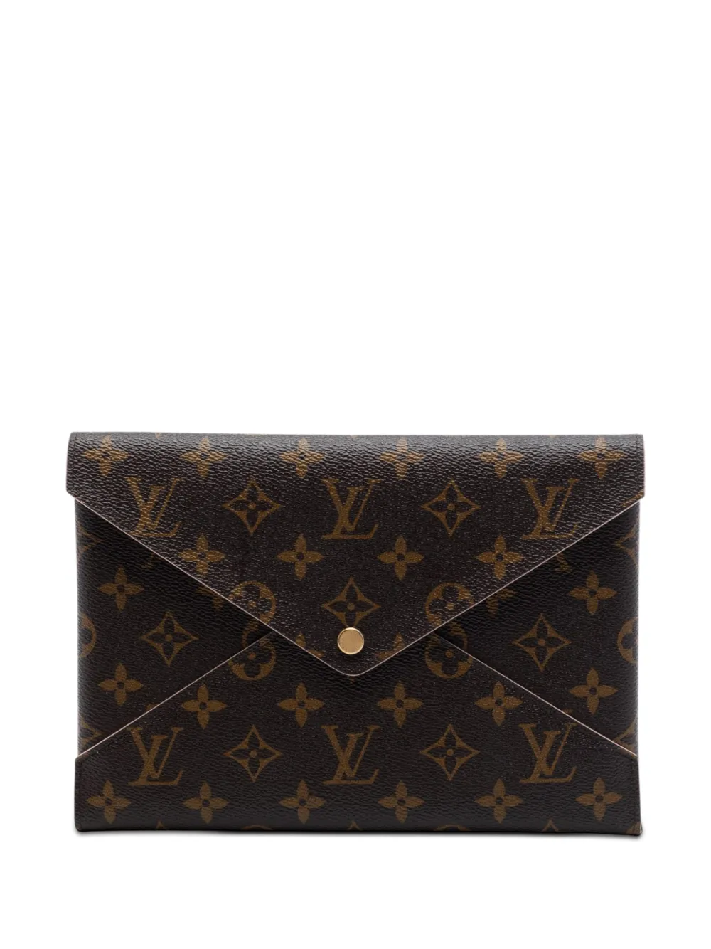 Louis Vuitton Pre-Owned 2019 Monogram Pochette Kirigami Set clutch bag - Braun