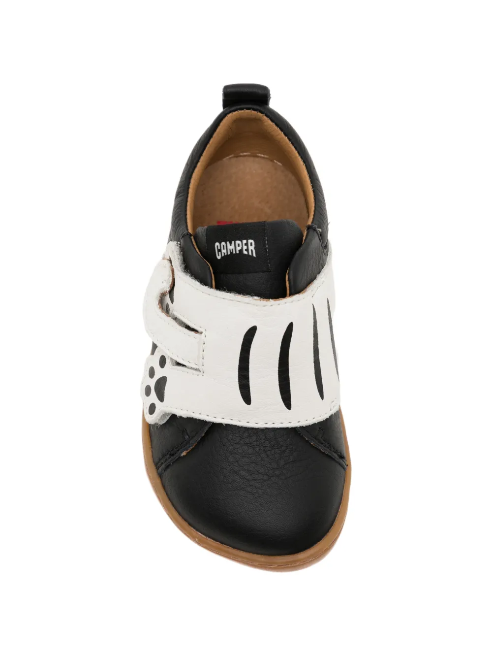 Camper Kids Sneakers met klittenband Zwart