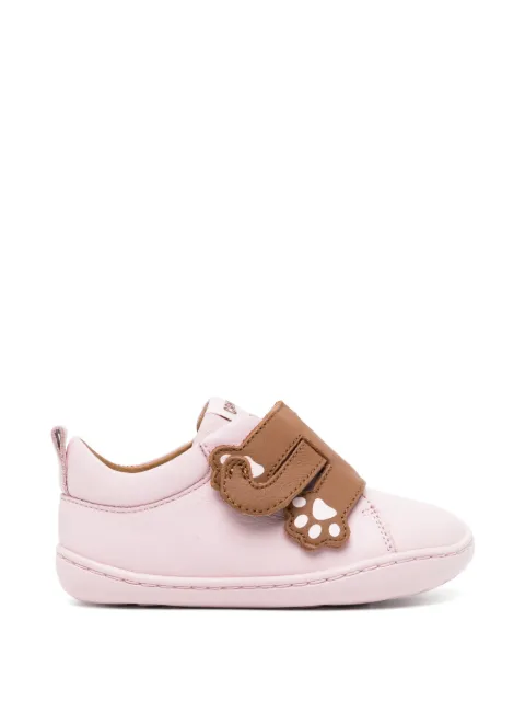 Camper Kids animal-patch touch-strap sneakers