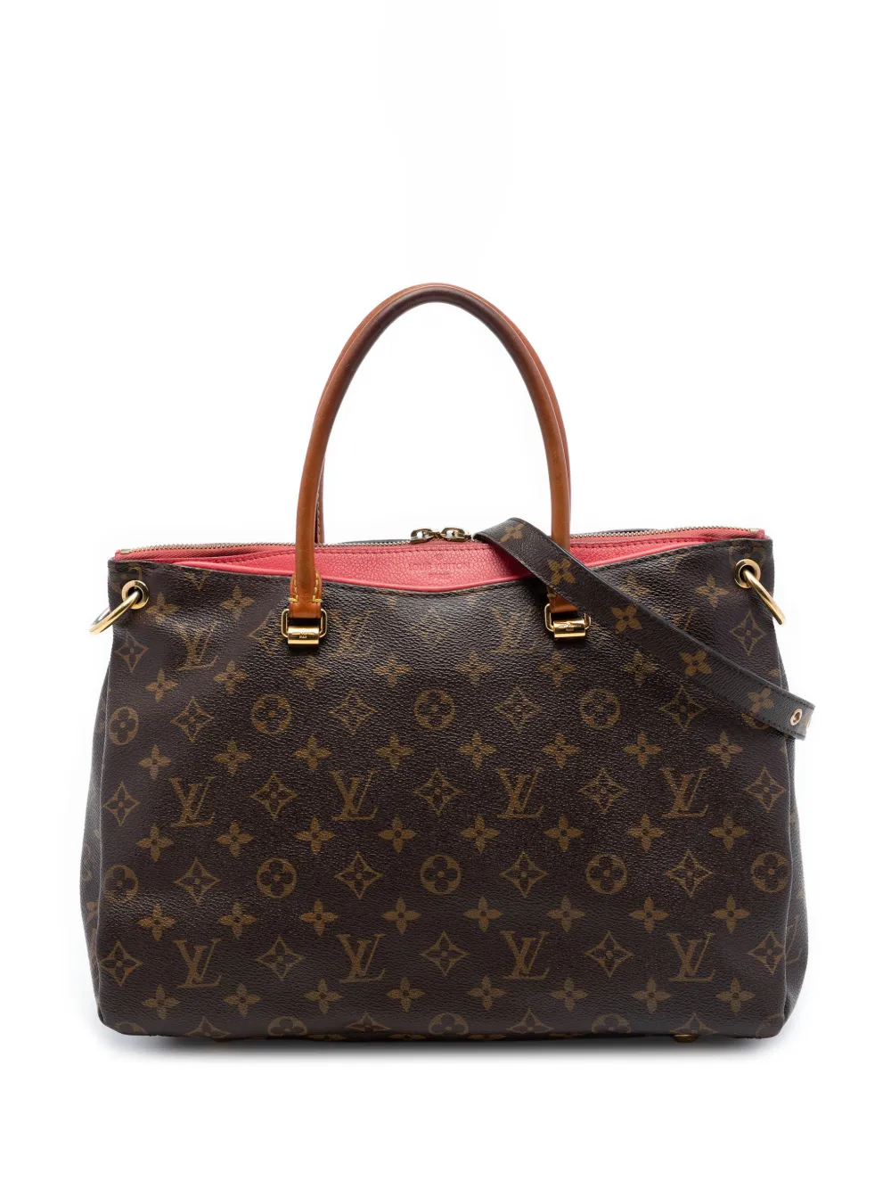 Louis Vuitton Pre-Owned 2014 Monogram Pallas MM satchel - Marrone