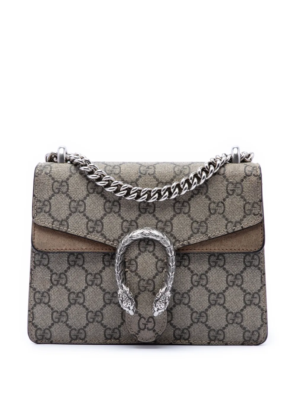Gucci Pre-Owned 2016-2026 Small GG Supreme Dionysus crossbody bag - Toni neutri