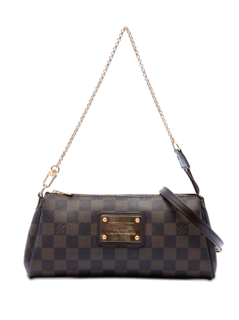 Louis Vuitton Pre-Owned 2010 Damier Ebene Eva satchel - Marrone