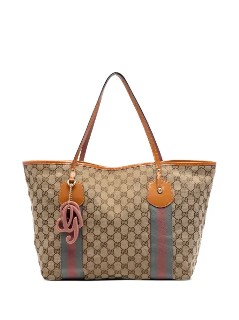 Gucci Pre-Owned 2016-2026 GG Canvas Web Jolie tote bag