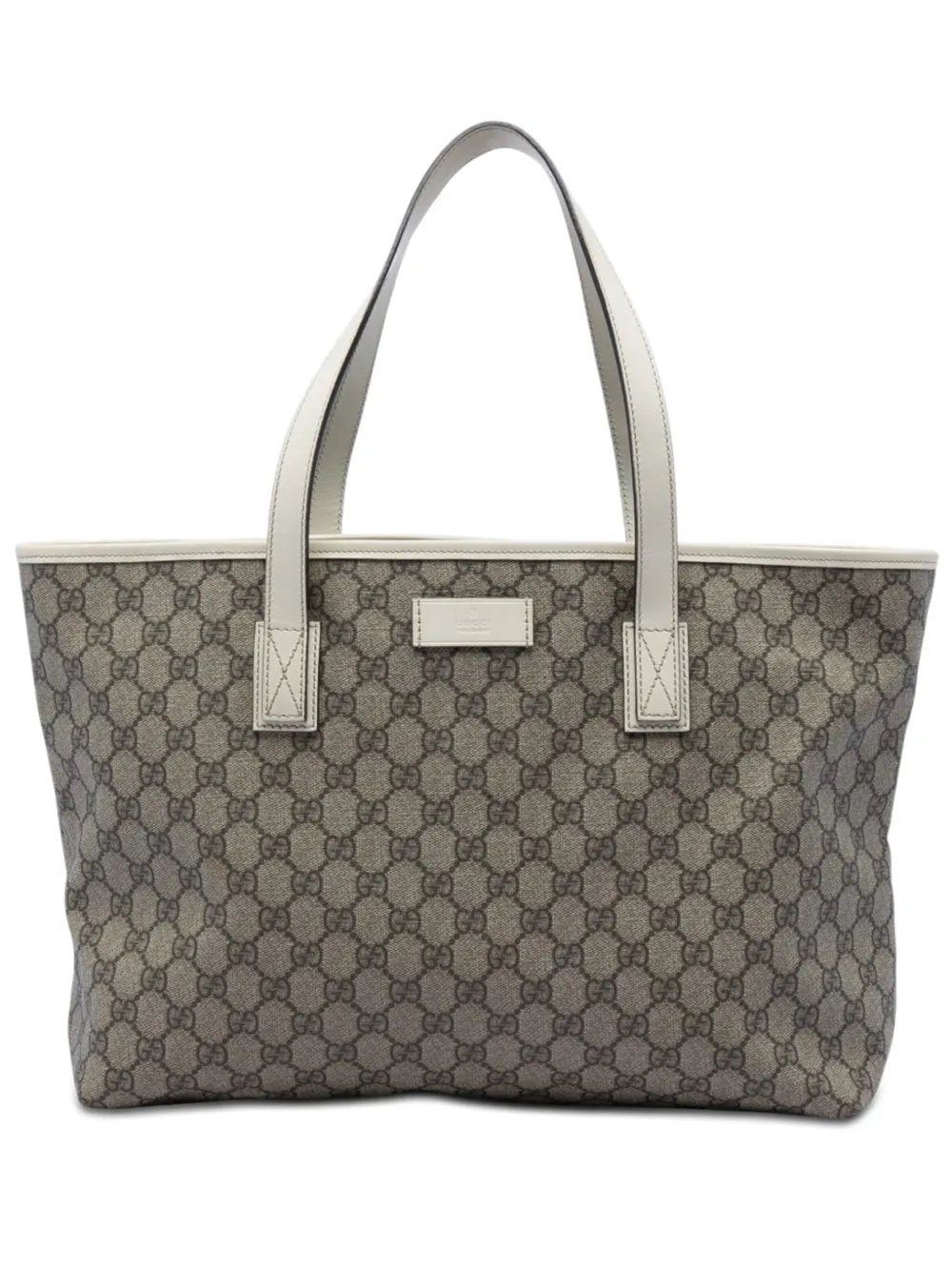 Gucci Pre-Owned 2016-2026 Medium GG Supreme tote bag - Bianco