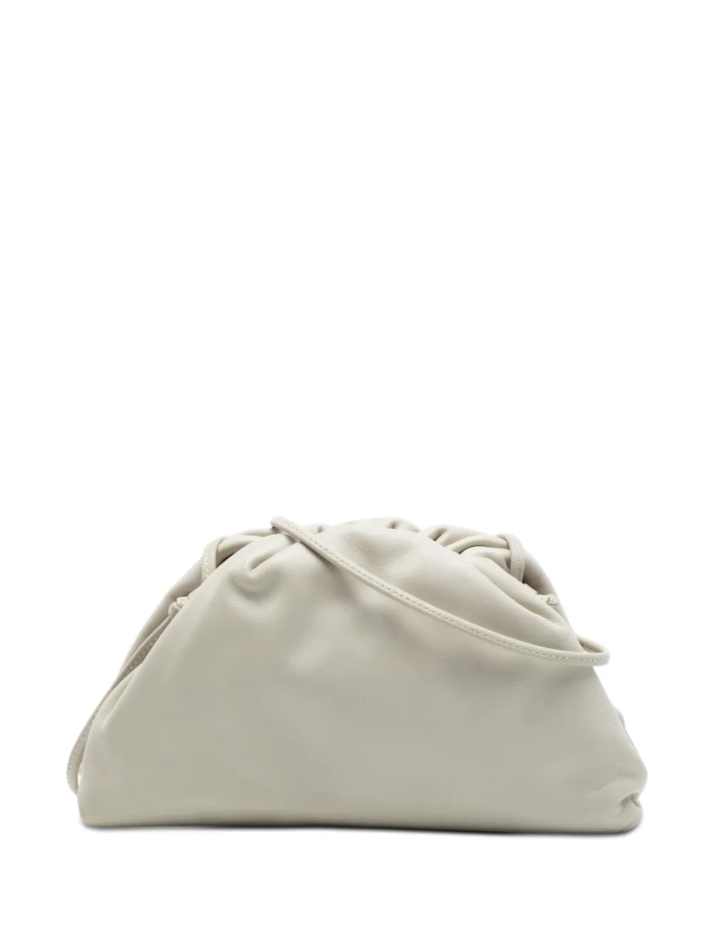 Bottega Veneta Pre-Owned 2012-2026 Lambskin The Mini Pouch crossbody bag - Bianco