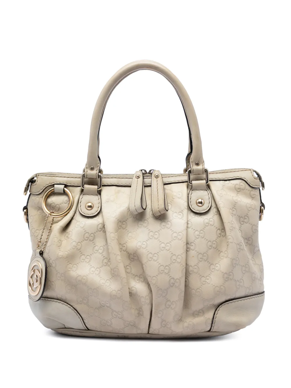 Gucci Pre-Owned 2016-2026 Guccissima Sukey satchel - Marrone