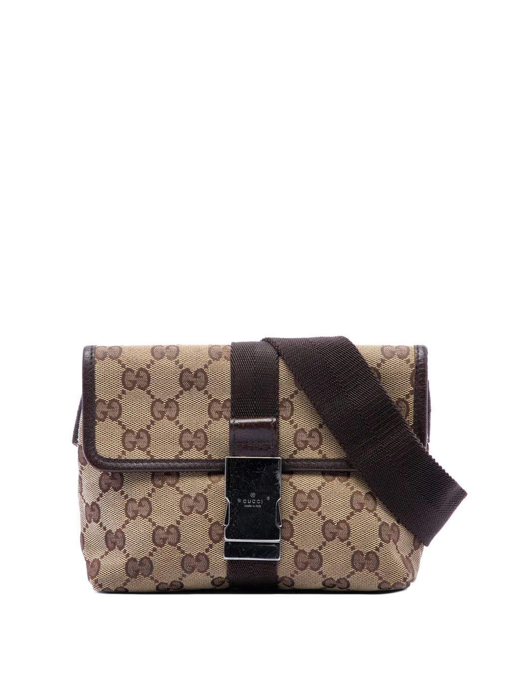 Gucci Pre-Owned 2000-2015 GG Canvas belt bag - Toni neutri