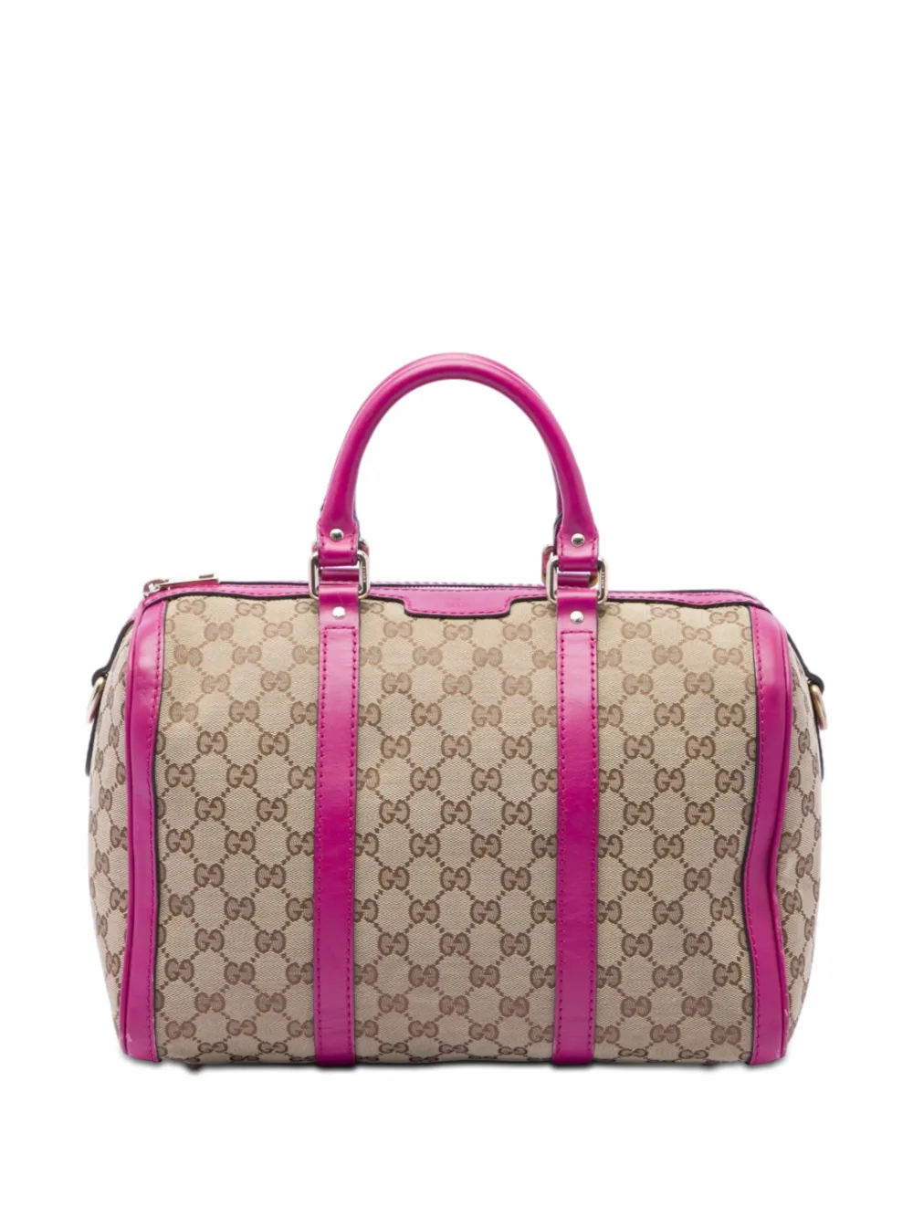 Gucci Pre-Owned 2016-2026 Medium GG Canvas Joy Boston Bag satchel - Rosa
