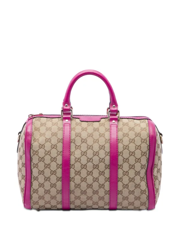 Gucci Pre-Owned 2016-2026 ミディアム GGキャンバス ジョイ ボストン