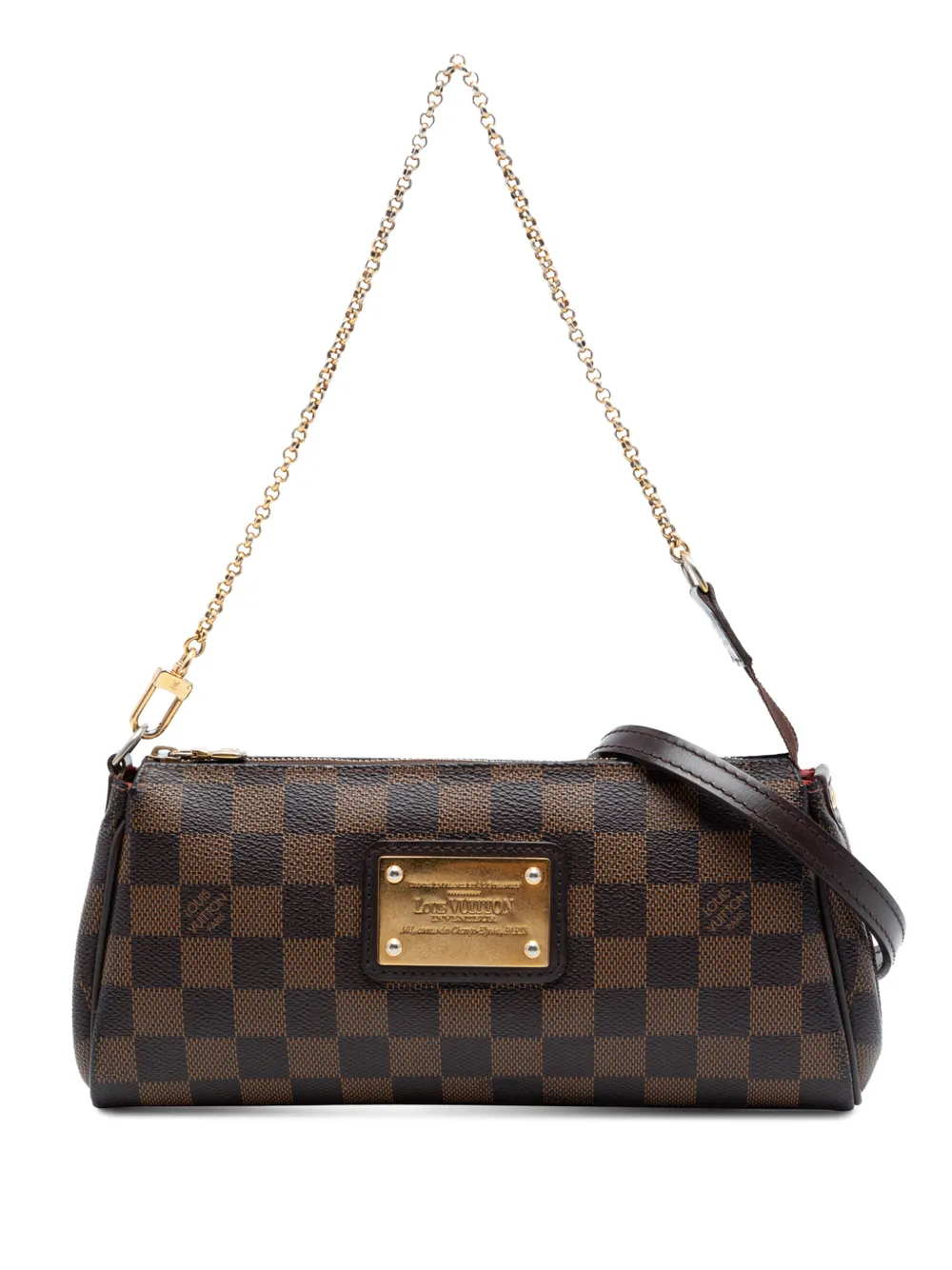 Louis Vuitton Pre-Owned 2012 Damier Ebene Eva satchel - Marrone