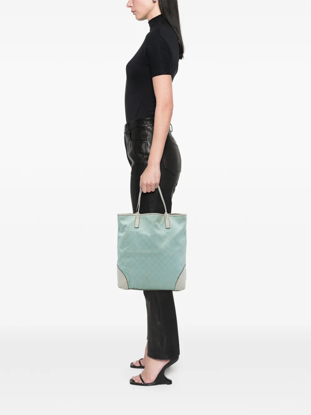 Gucci Pre-Owned 2016-2026 GGキャンバス ハンドバッグ | ブルー