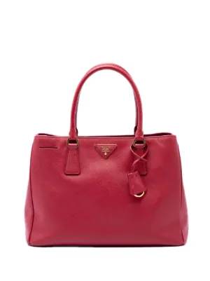 Prada Pre-Owned 2010-2025 Medium Saffiano Lux Galleria Double Zip