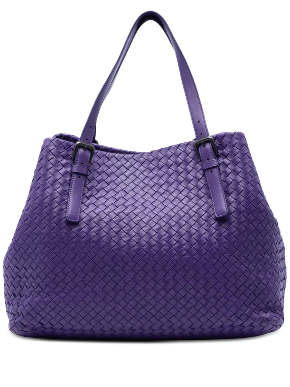 Bottega Veneta Pre-Owned 2012-2026 Large Nappa Intrecciato Cesta tote bag - Viola