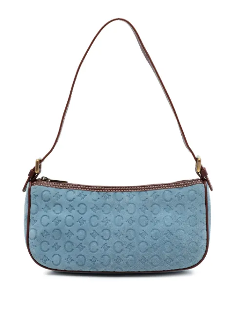 Celine Pre-Owned 2000 C Macadam Suede shoulder bag