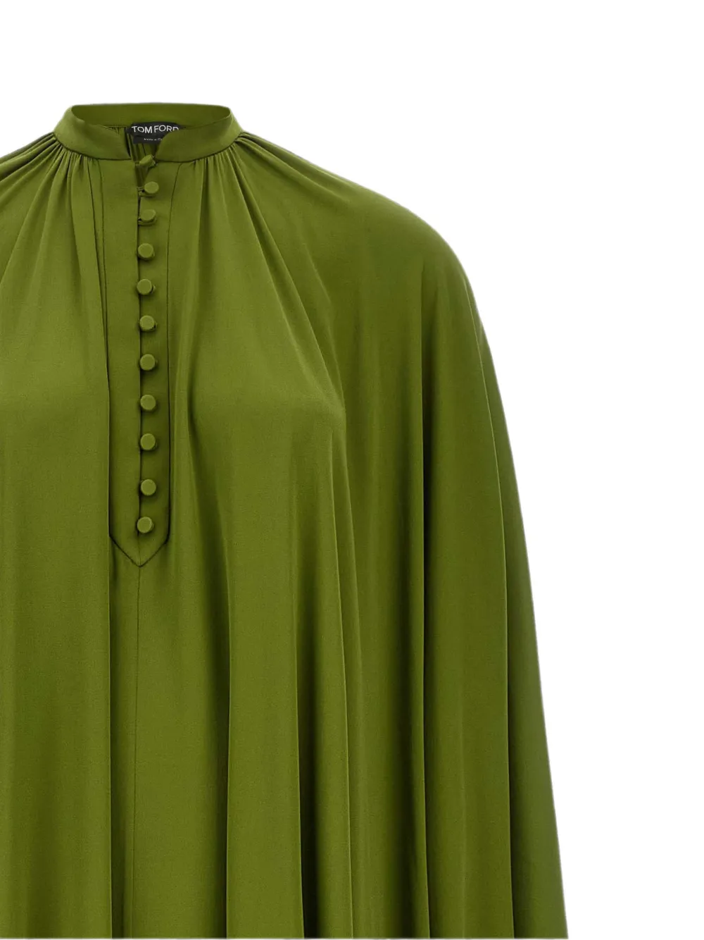 TOM FORD Asymmetrische jurk Groen