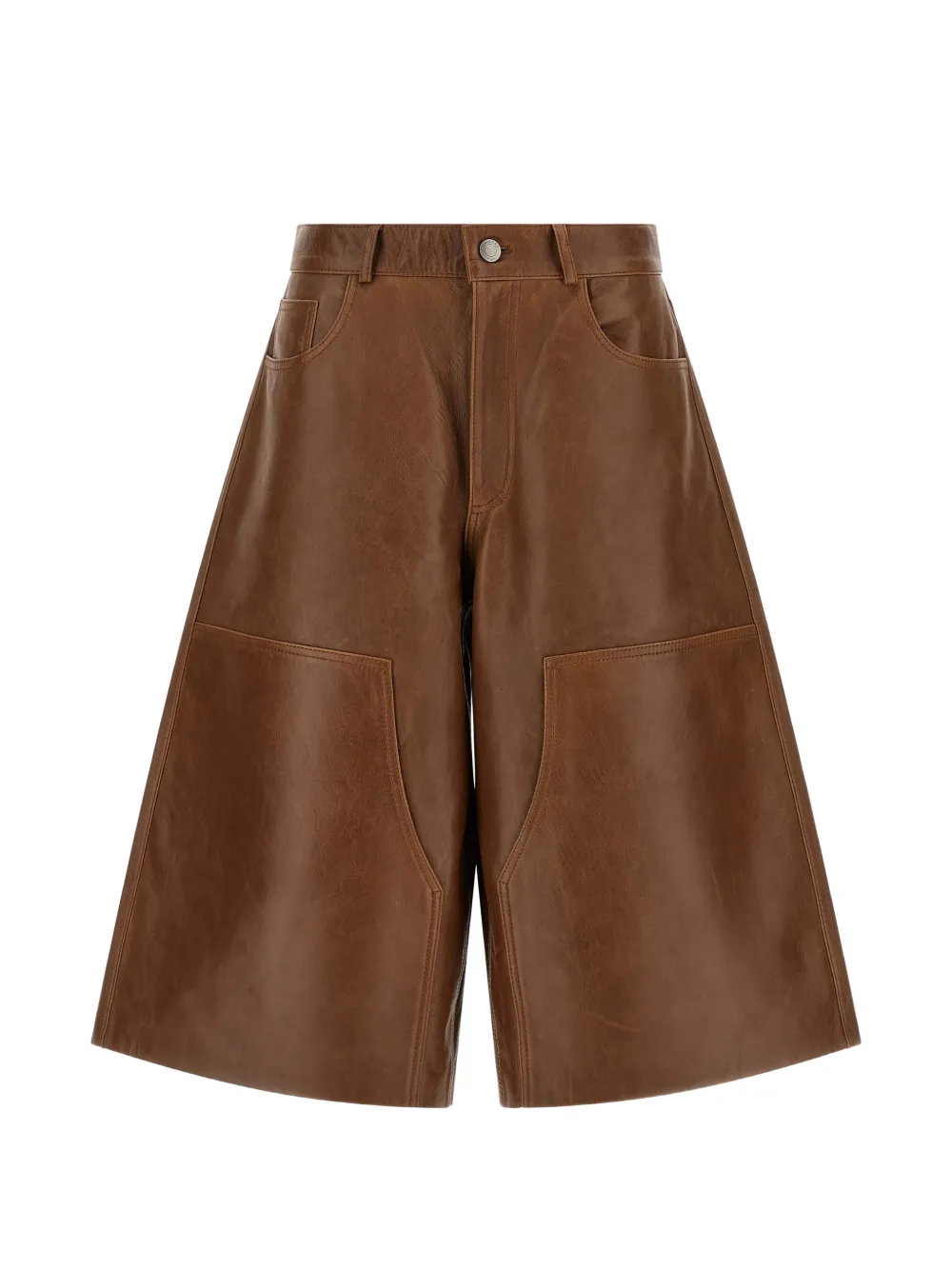 Haikure Legacy wide-leg shorts - Brown