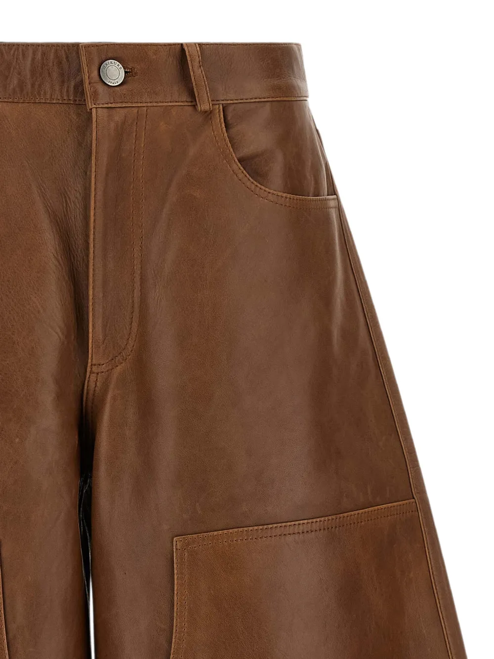 Haikure Legacy shorts met wijde pijpen Bruin