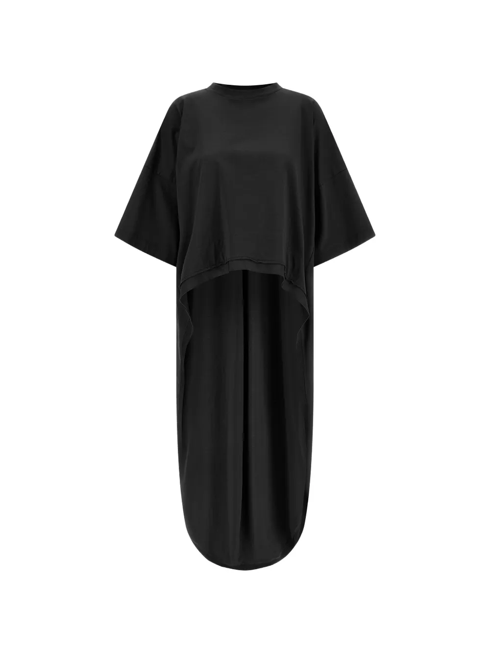 DI.LA3 PARI' Coda asymmetrical-hem T-shirt - Nero