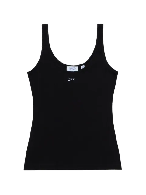 Off-White Off Stamp rib tank top