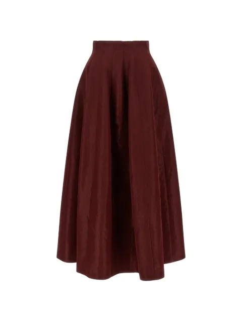 Alberta Ferretti panel-construction A-line midi skirt