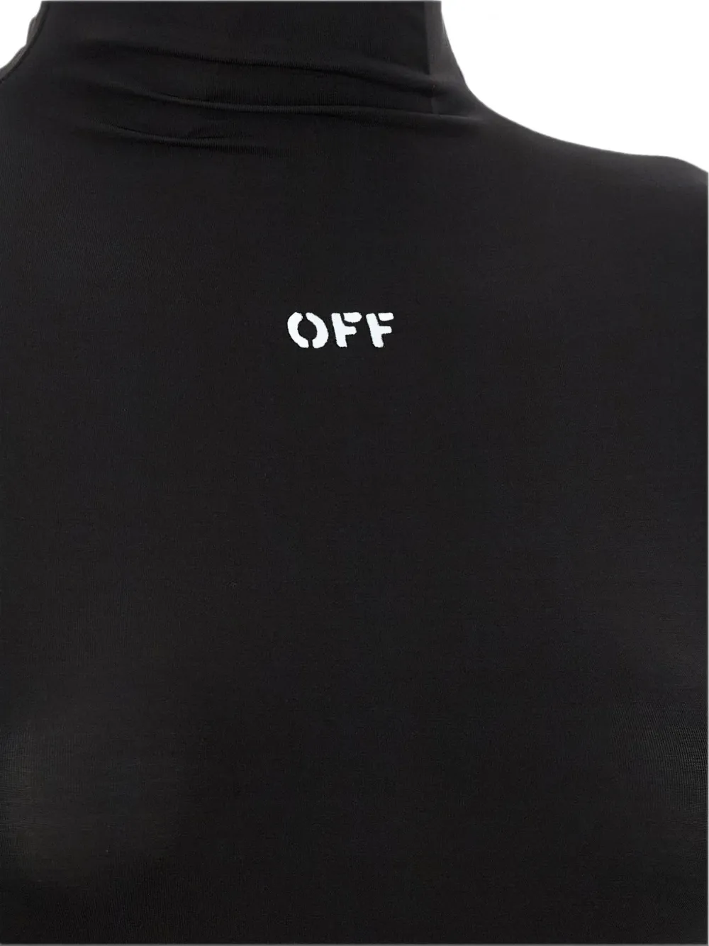 Off-White Off Stamp High-neck Sweatshirt in Black, view 4