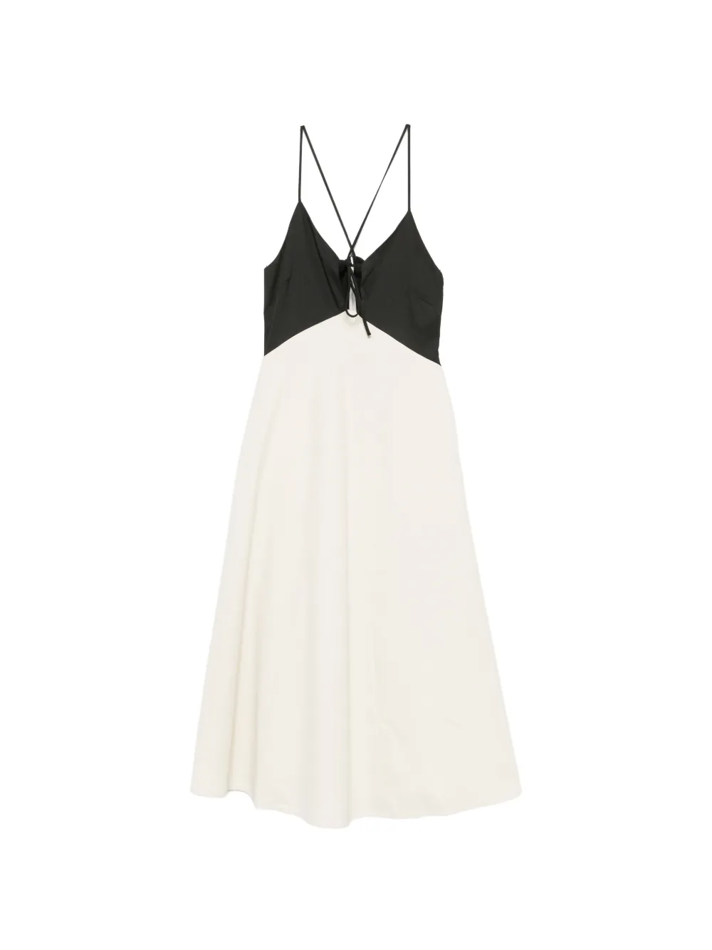 Sea Angelina V-neck midi dress - Toni neutri