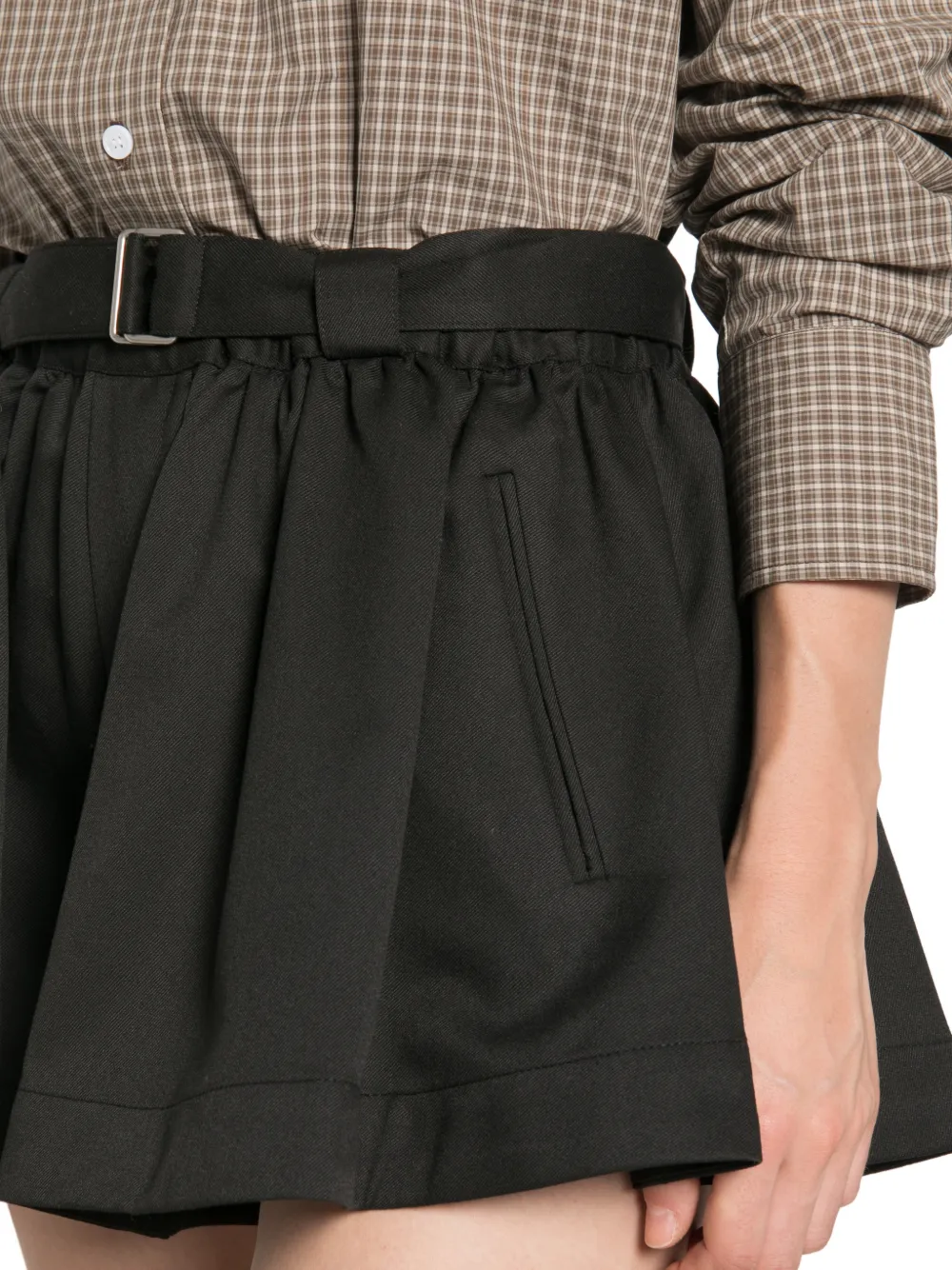 Sea Angelina shorts met ceintuur Zwart