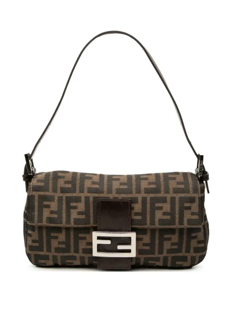 Fendi Pre-Owned 20th Century Zucca Canvas Baguette shoulder bag