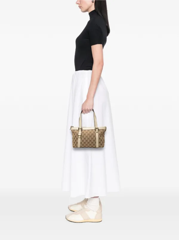 Gucci Pre-Owned 2000-2015 GGキャンバス アビー Dリング トートバッグ
