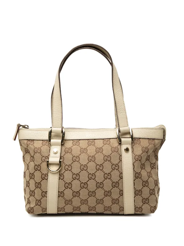 Gucci Pre-Owned 2000-2015 GGキャンバス アビー Dリング トートバッグ