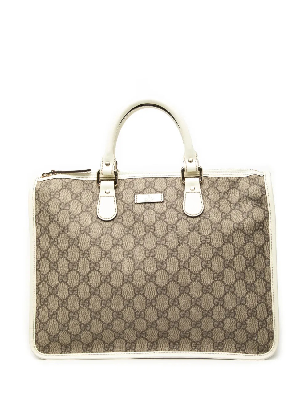 Gucci Pre-Owned 2000-2015 GG Supreme satchel - Bianco