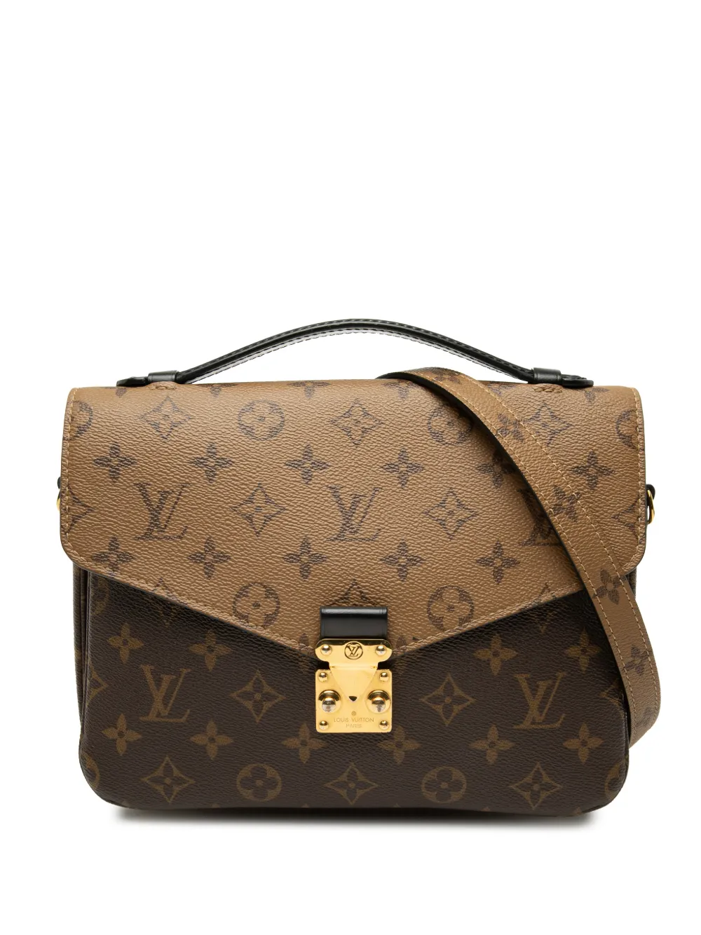 Louis Vuitton Pre-Owned 2020 Monogram Reverse Pochette Metis satchel - Marrone