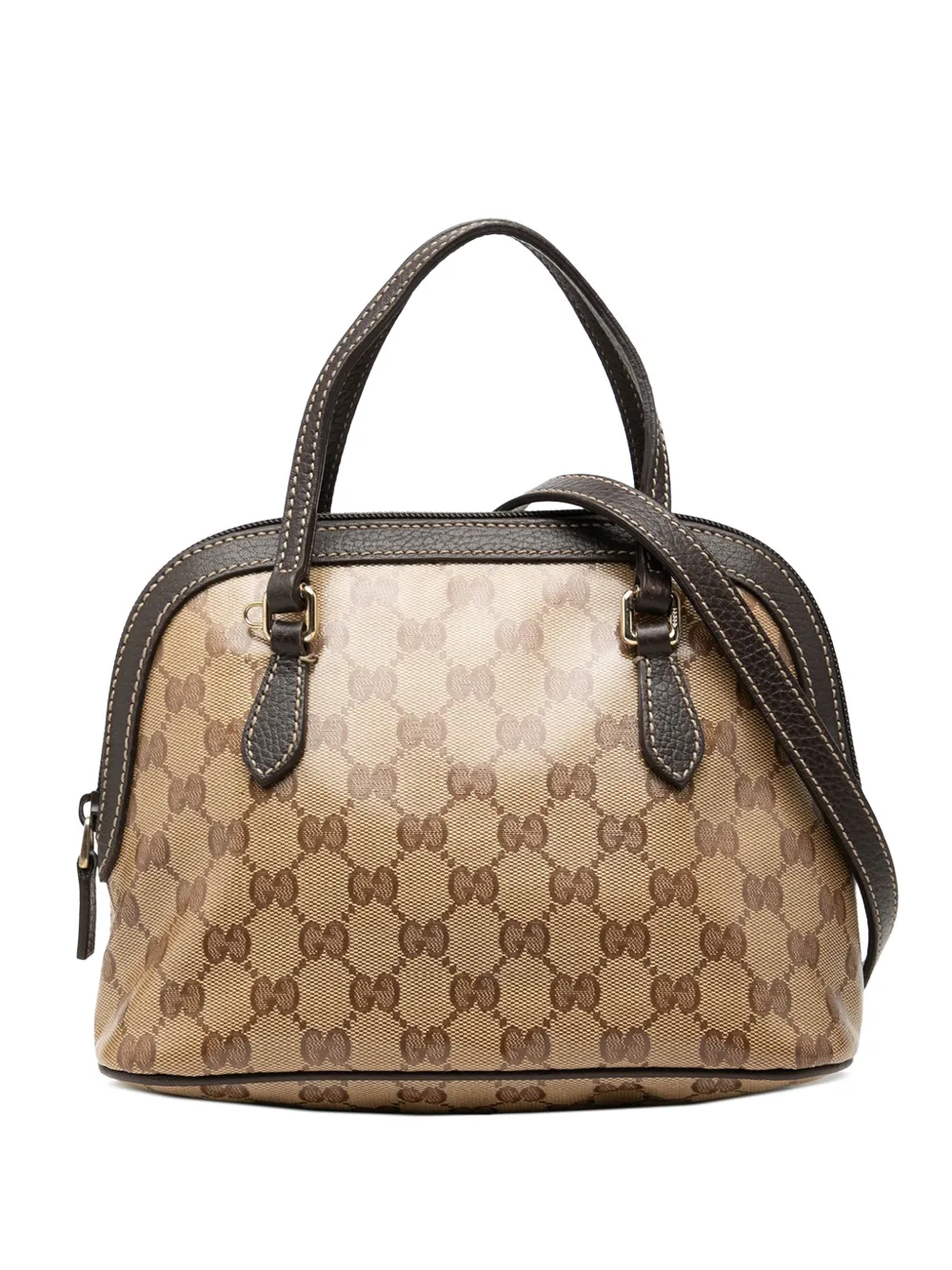 Gucci Pre-Owned 2000-2015 Mini GG Crystal Dome satchel - Nude