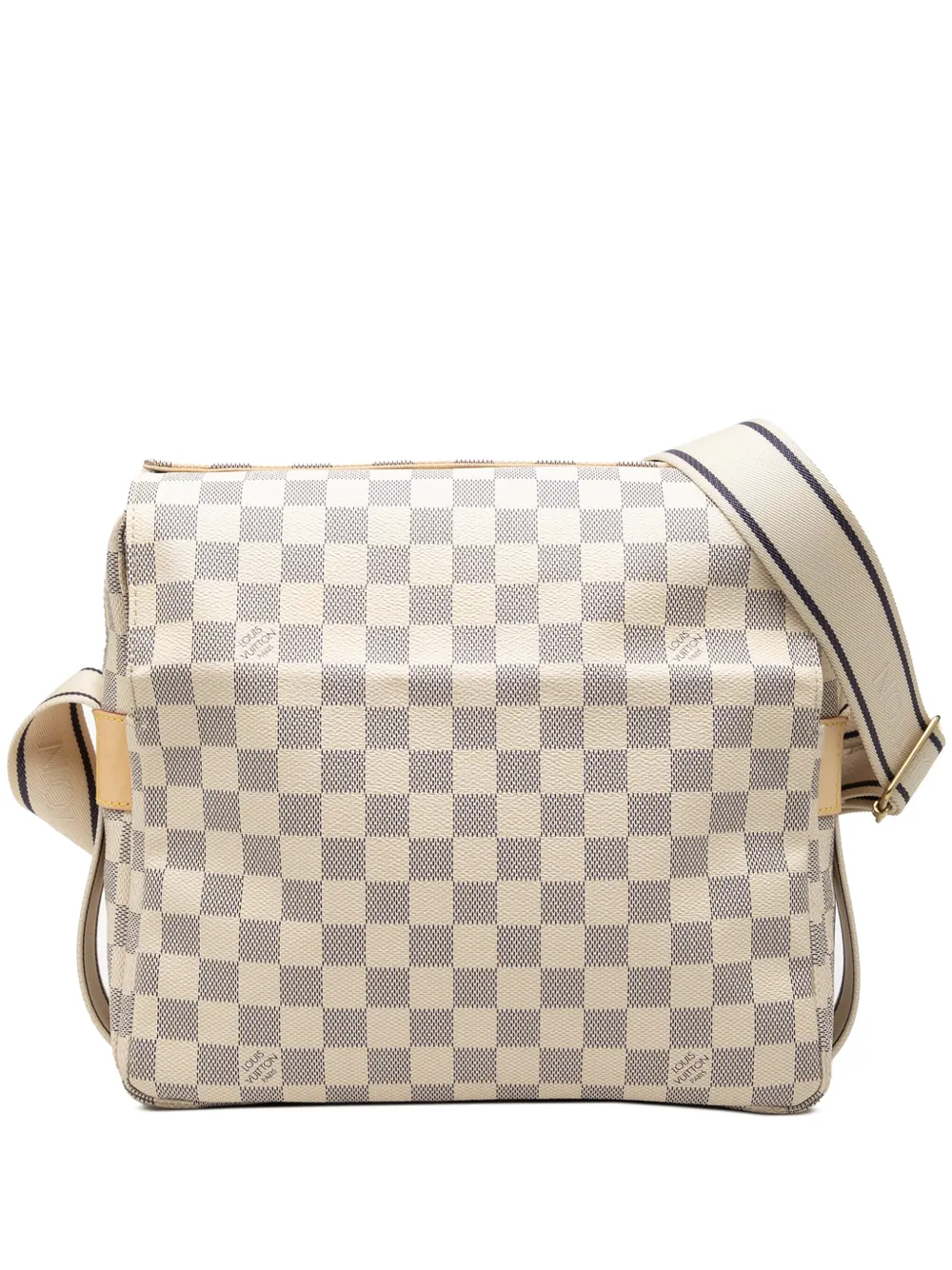 Louis Vuitton Pre-Owned 2007 Damier Azur Naviglio crossbody bag - Bianco