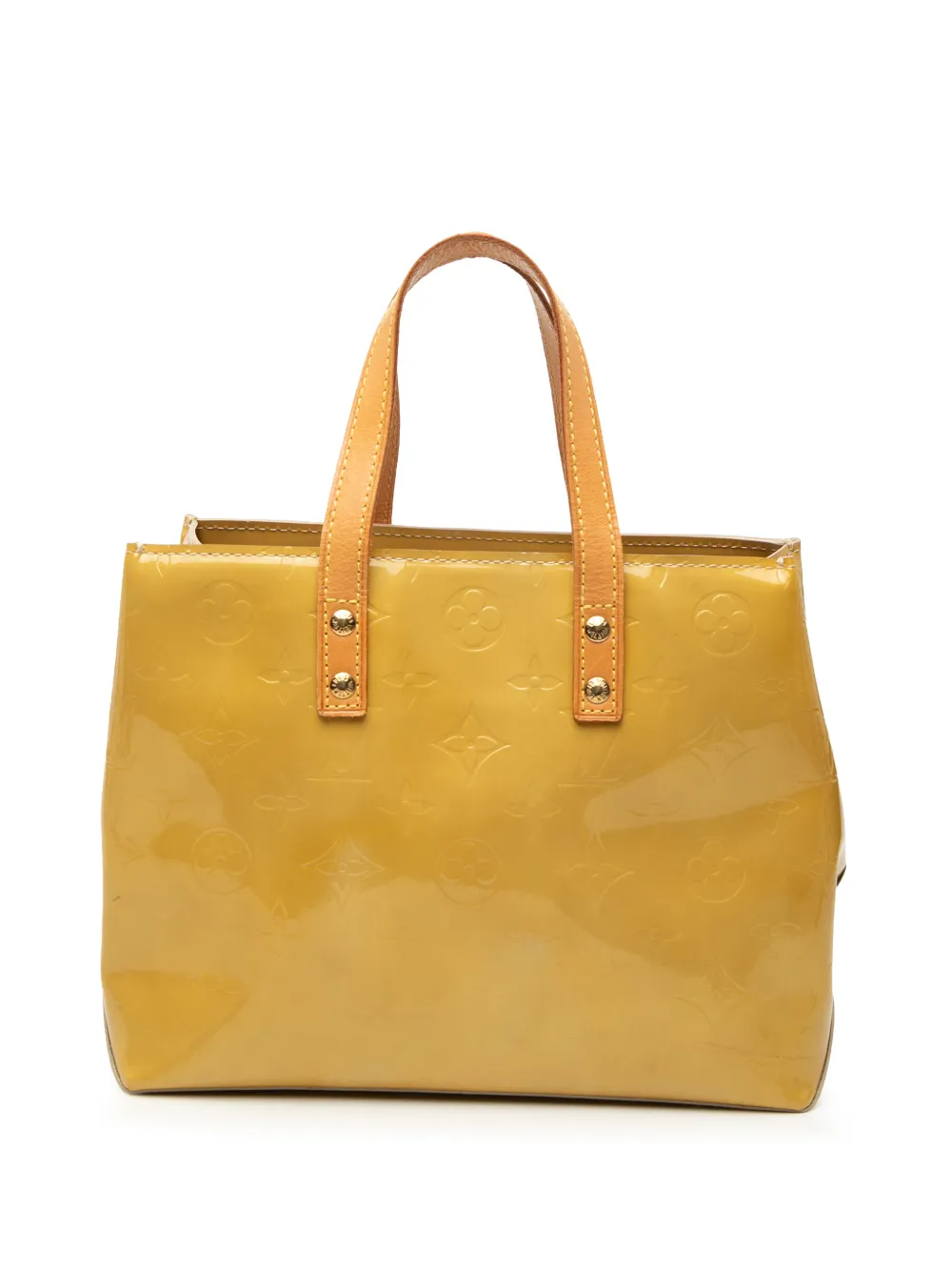 Louis Vuitton Pre-Owned 2002 Monogram Vernis Reade PM handbag - Gelb