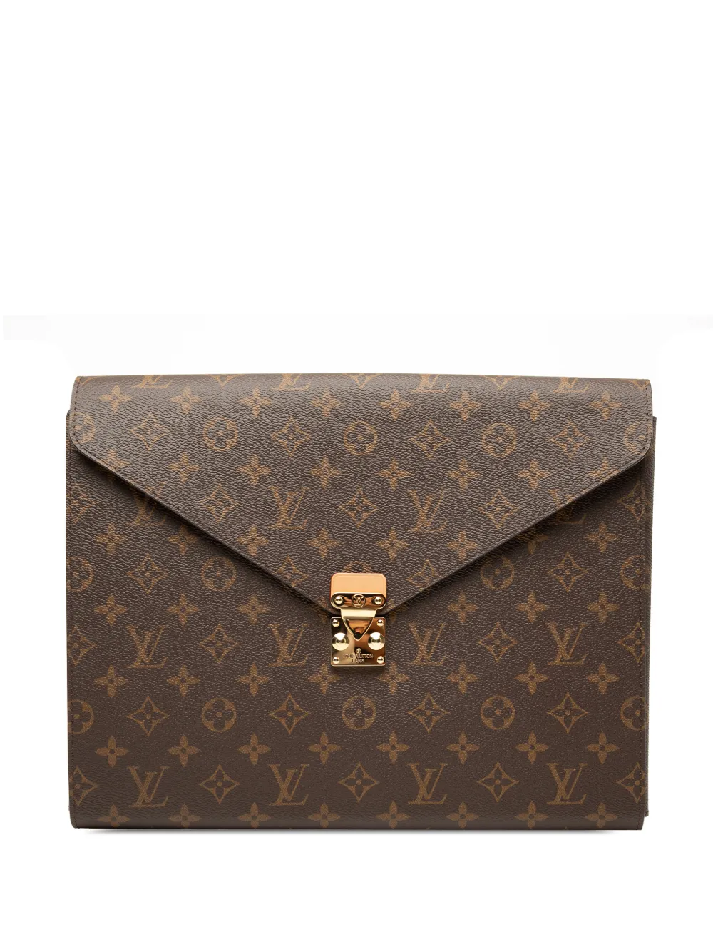 Louis Vuitton Pre-Owned 1990-2026 Monogram Mark Folder clutch bag - Marrone