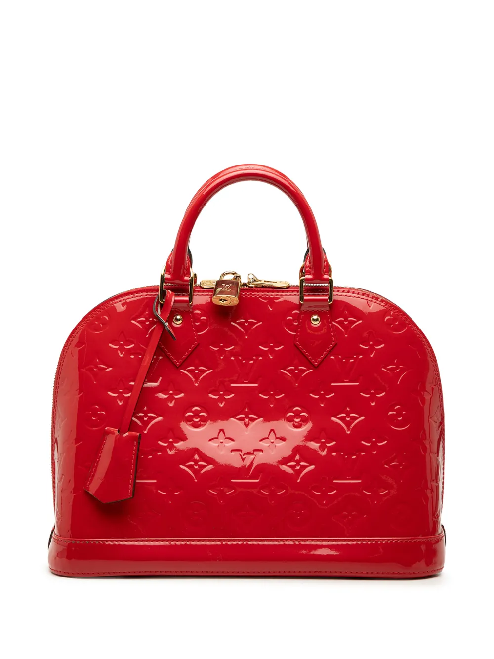 Louis Vuitton Pre-Owned 2015 Monogram Vernis Alma PM handbag - Rot