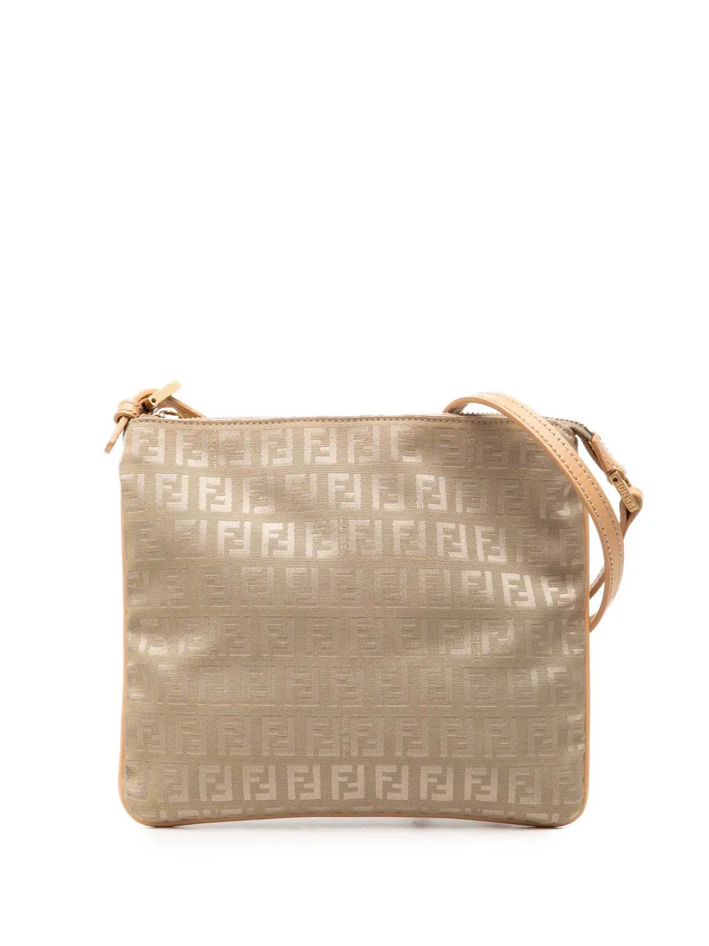 Fendi Pre-Owned 2000-2010 Zucchino Canvas crossbody bag - Toni neutri