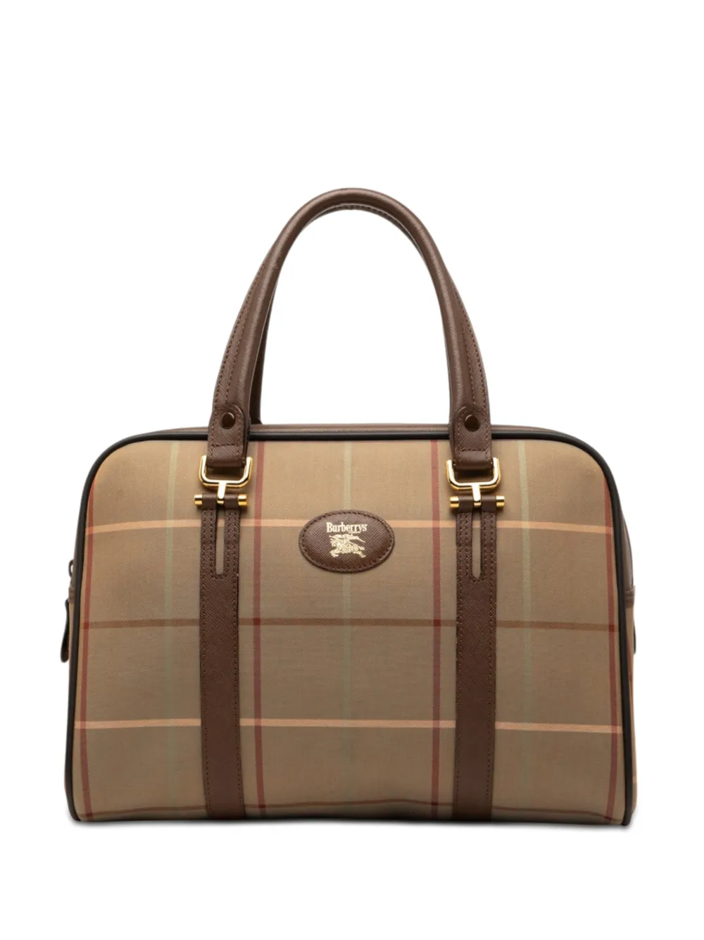 Burberry Pre-Owned 20th Century Vintage Check Canvas boston bag - Marrone