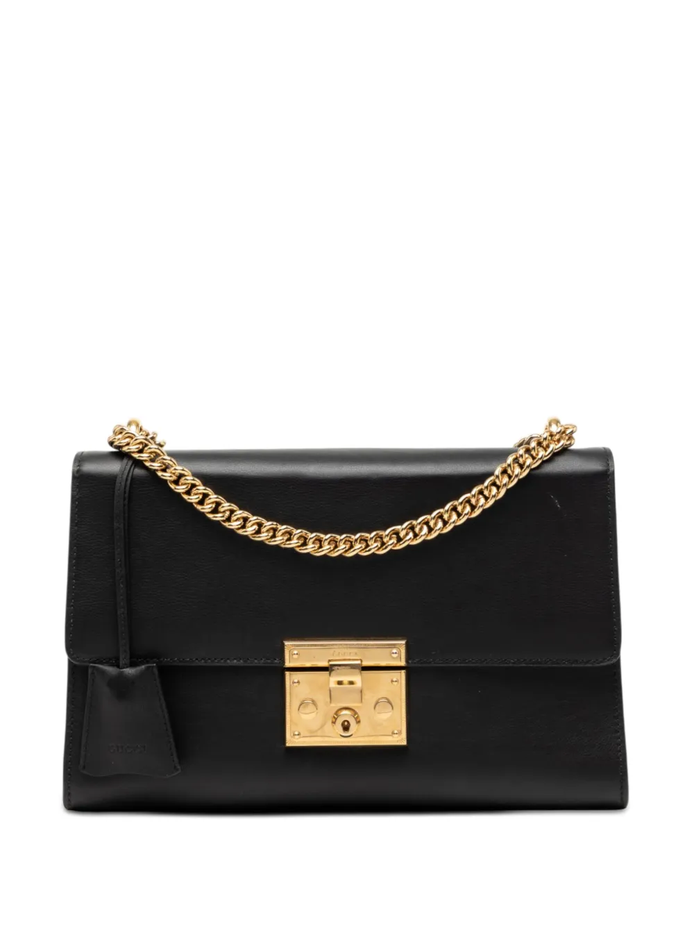 Gucci Pre-Owned 2016-2026 Medium Calfskin Padlock shoulder bag - Nero