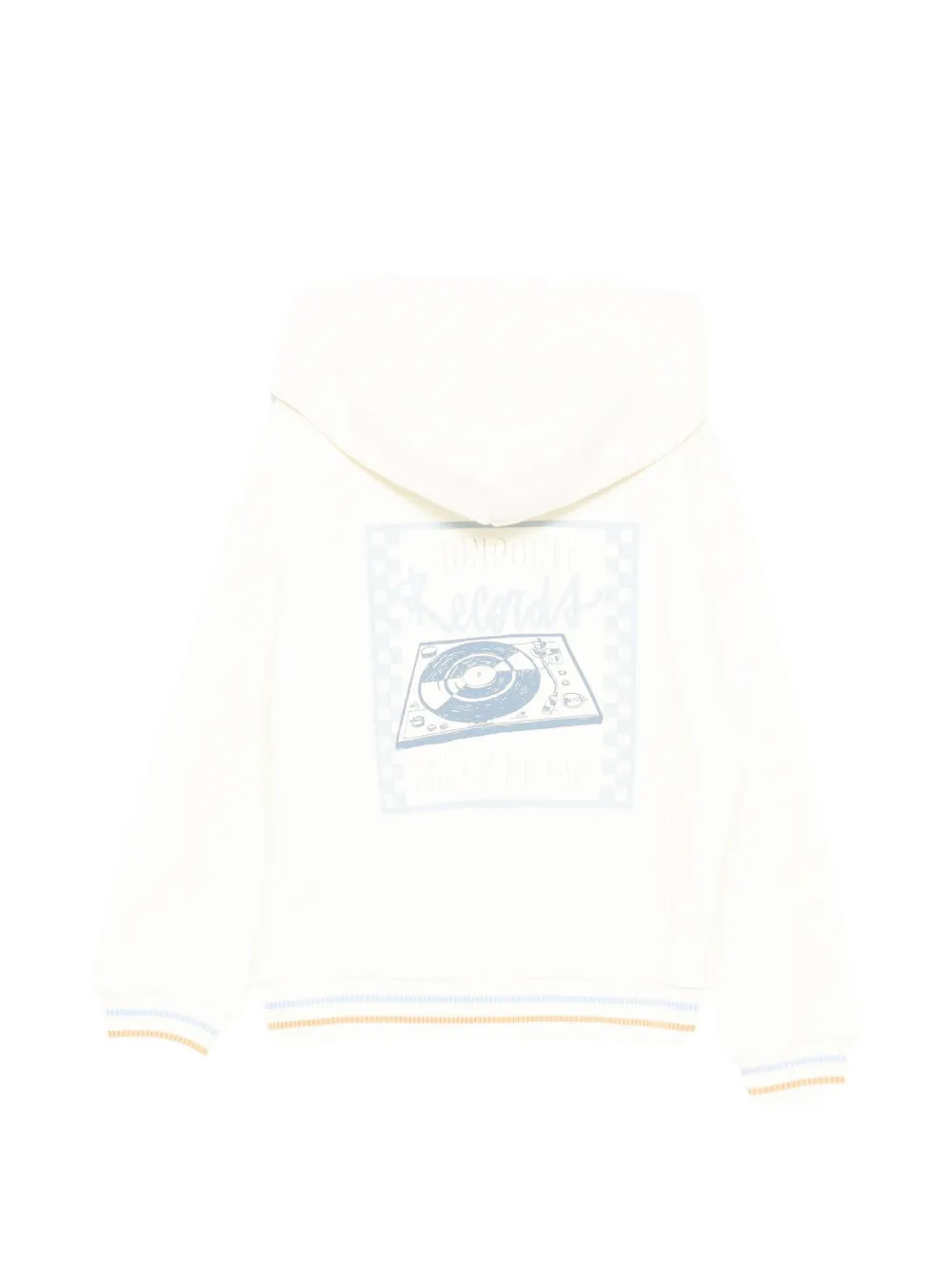 Bonpoint Hoodie met rits Beige