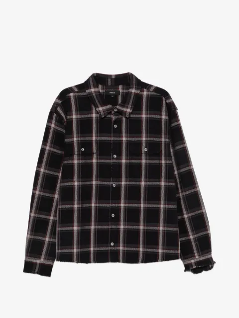 Purple Brand check-pattern cotton shirt