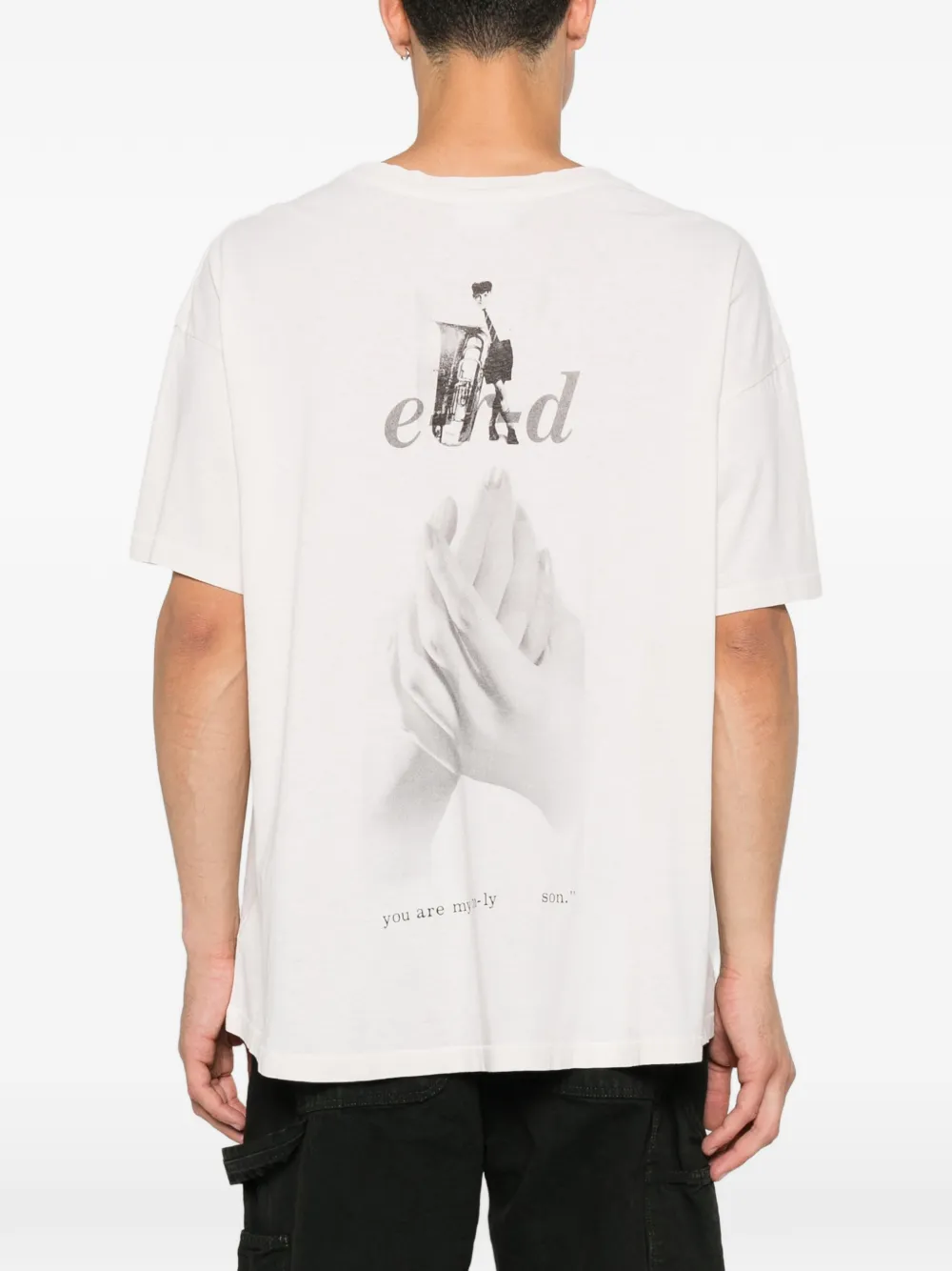Enfants Riches Déprimés graphic-print Cotton T-shirt | Neutrals