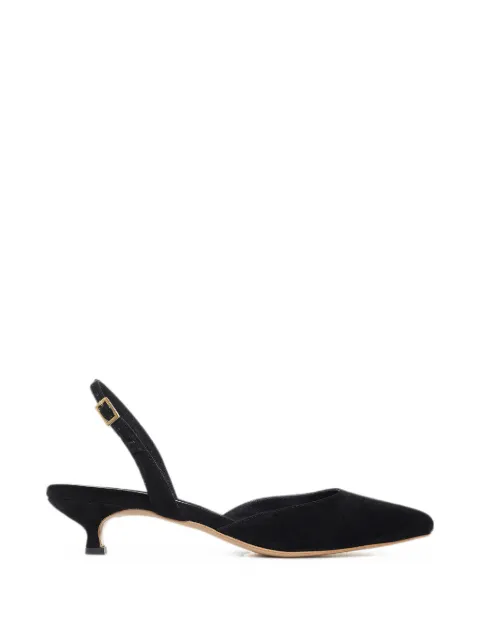 GINISSIMA Alice pointed-toe slingback pumps