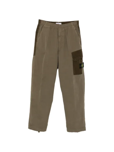 Stone Island pantalones cargo con parche del logo