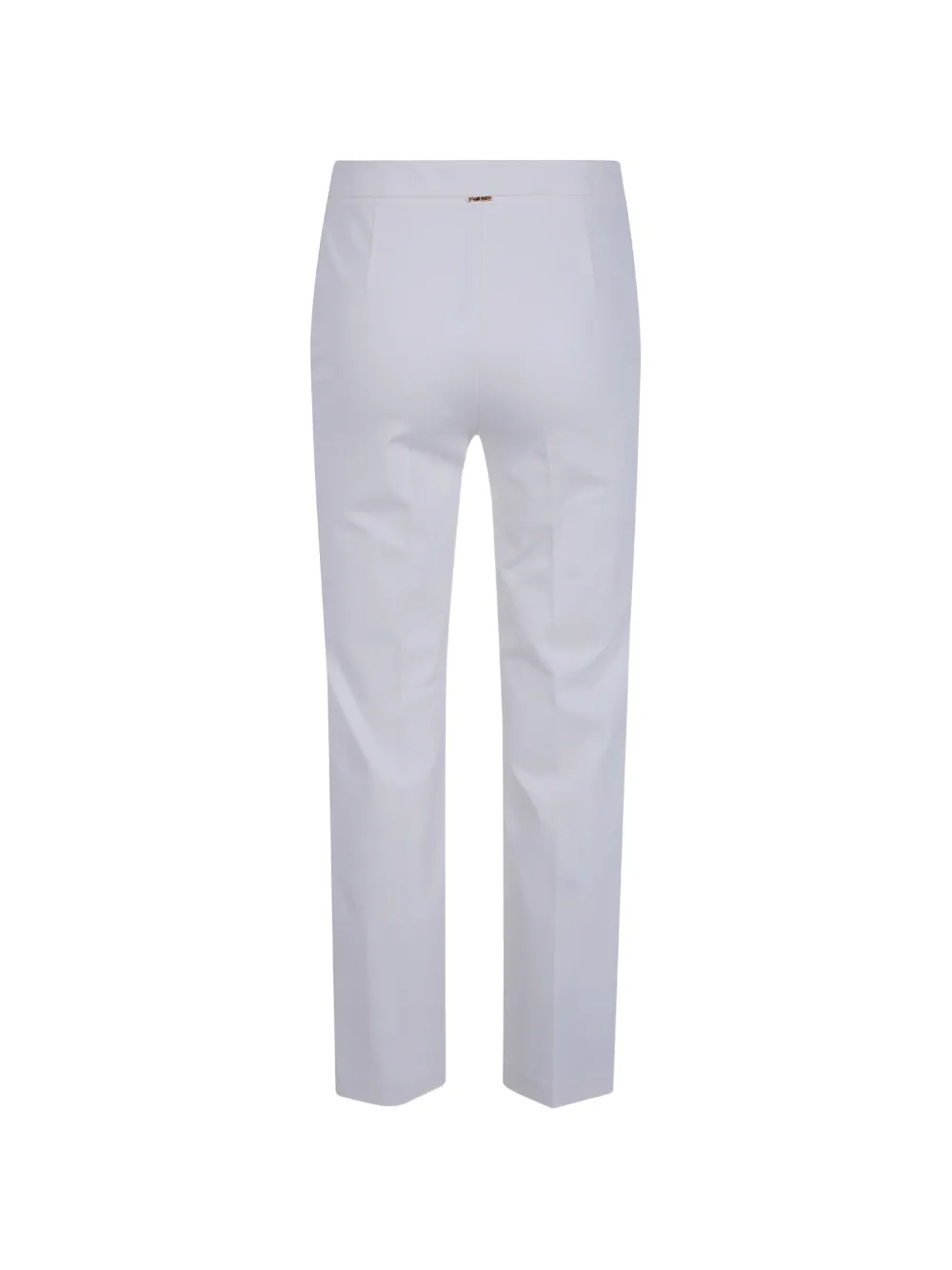 TWINSET Pantalon met logoplakkaat Wit